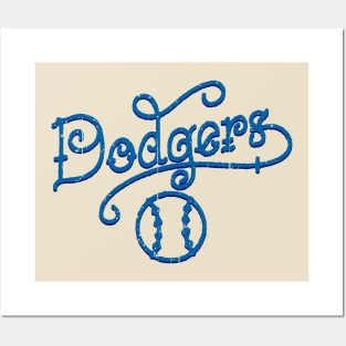 Vintage Dodgers Sailor Tattoo Posters and Art